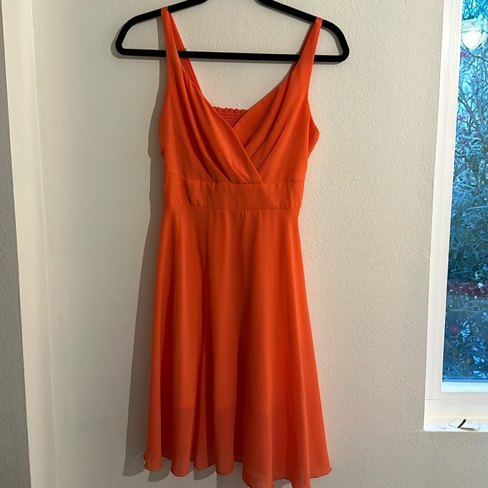 Coral colored (photos don’t do the color justice)